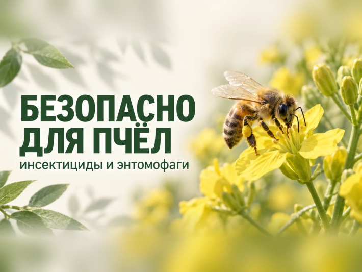 Инсектициды, безопасные для пчел и энтомофагов: мифы, реальность и правила применения