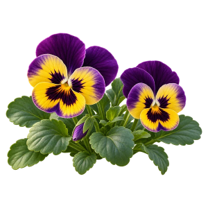 Виола Sakata.Flowers