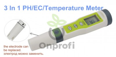 Измеритель EZ-9902 Ph &amp; EC &amp; Температура (кислотность, солемер, температура)