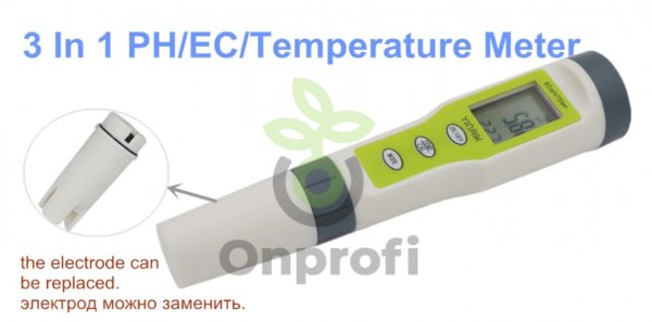 Измеритель EZ-9902 Ph & EC & Температура (кислотность, солемер, температура)