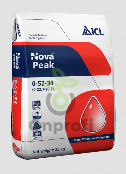 Удобрение Монокалий Фосфат 0-52-34 Nova Peak, 0,5 кг (фасовка)