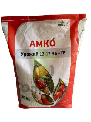 Удобрение Амко Урожай 12-12-36, 0,5кг (фасовка)