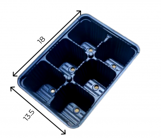 Ячейки для рассады №6 (10 шт)