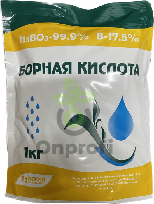 Кислота Борная, 100гр (фасовка)