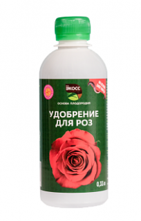 Удобрение ЭКОСС Биогумат для Роз, 0,33 л