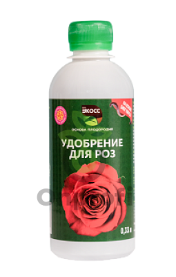 Удобрение ЭКОСС Биогумат для Роз, 0,33 л