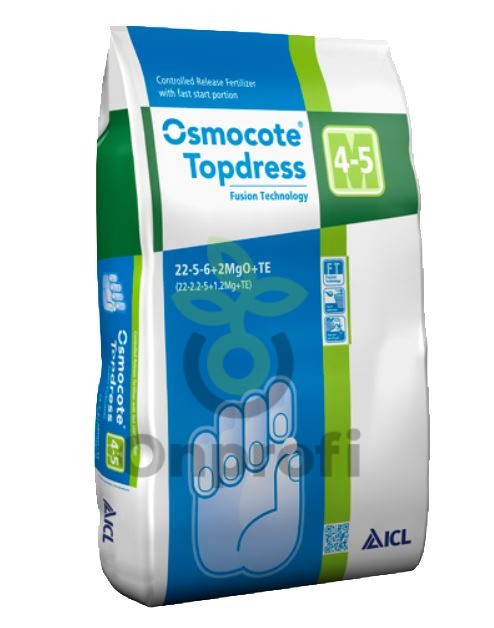 Осмокот Топдресс FT (с прилипателем) 22-5-6+2Mg+МЭ (4-5 м),