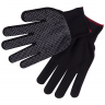 Перчатки черные микроточка (нейлон), пара (#7)