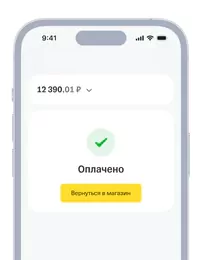 Экран Оплачено