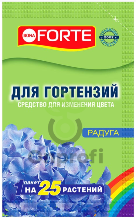 Удобрение Бона Форте Радуга для изменения цвета гортензий, 100 гр