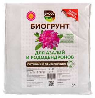 Биогрунт для Азалий и Рододендронов ЭКОСС, 5л
