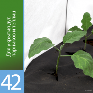 Агроволокно Агротекс Белый 42, (1,6м х 200м)