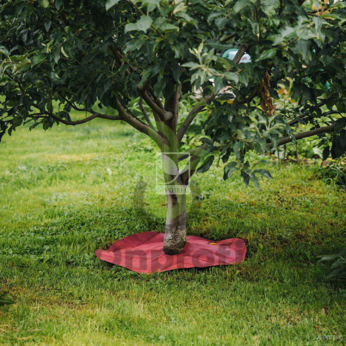 Агротекс комплект Приствольный круг красно-черный  , d=0,8м + 6 колышков