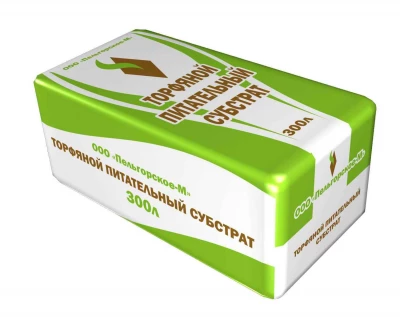 Торфяной питательный субстрат (торф) Пельгорское-М обогащенный, 300л