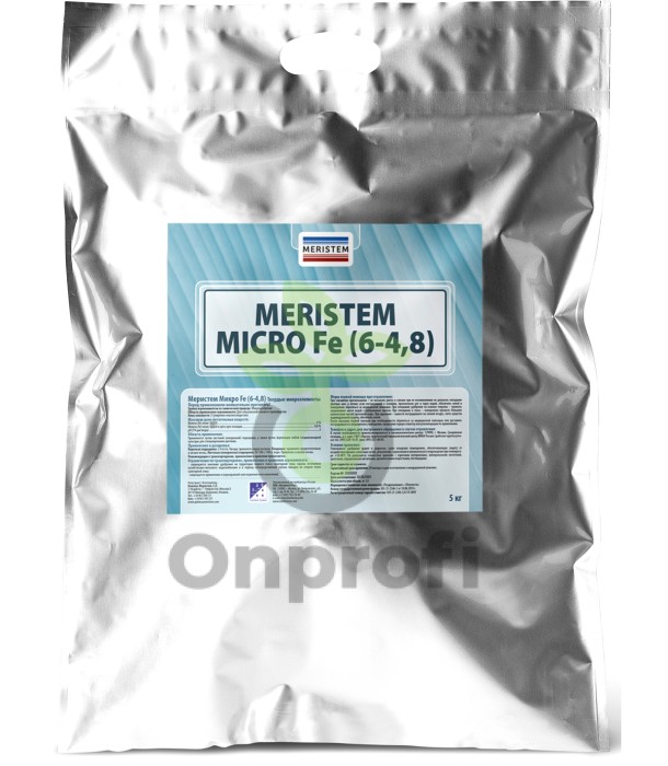 Удобрение Меристем Микро Fe 6-4,8, 100гр (фасовка)