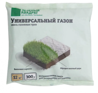 Газон Универсальный "Зеленый квадрат", 300гр