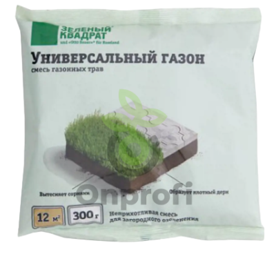 Газон Универсальный "Зеленый квадрат", 300гр