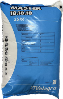 Удобрение комплексное Мастер (Италия) 18-18-18, 25кг