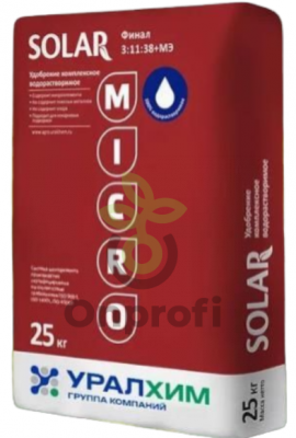 Удобрение SOLAR Финал 3-11-38+МЭ,