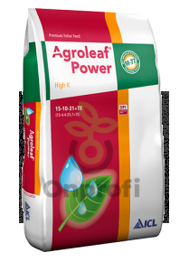 Агролиф Пауэр Aqroleaf Power High K 15-10-31+TE, 2 кг