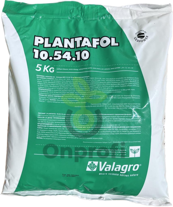 Удобрение Плантафол (Plantafol) 10-54-10+МЭ, 1 кг