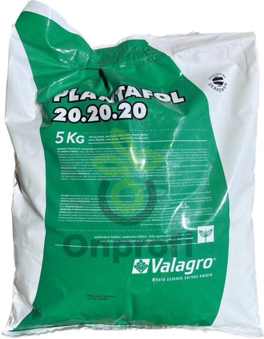 Удобрение Плантафол (Plantafol) 20-20-20+МЭ, 1 кг