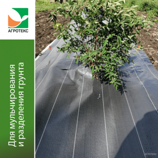 Геоткань Агротекс Черный 70, (1,6м х 25м)