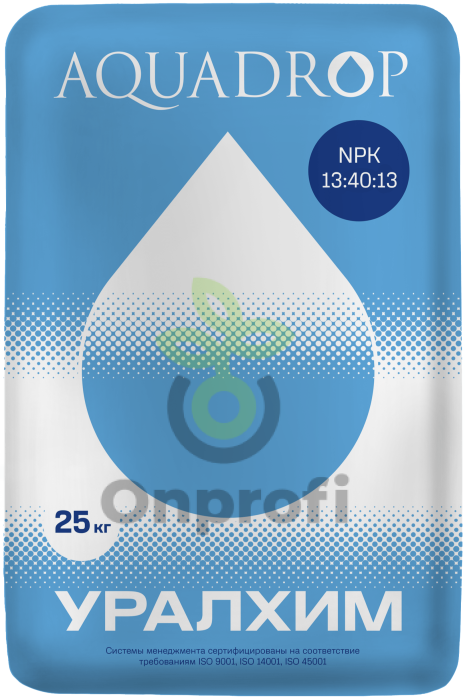 Удобрение AQUADROP 13-40-13, 25кг