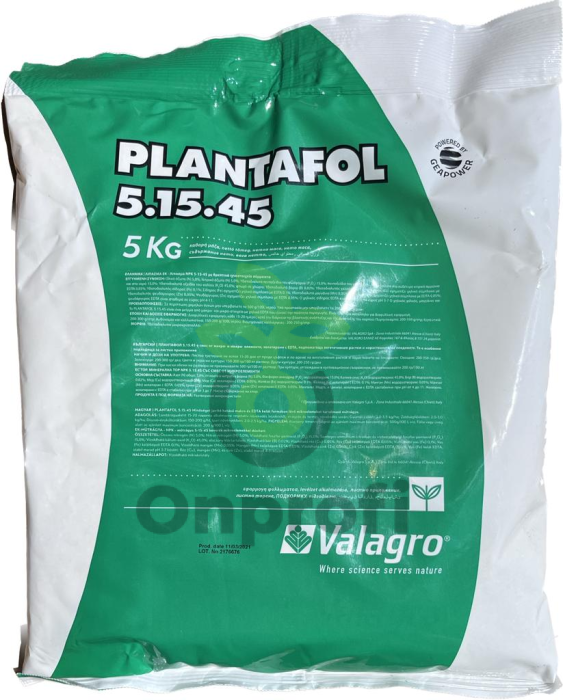 Удобрение Плантафол (Plantafol) 5-15-45+МЭ, 1 кг