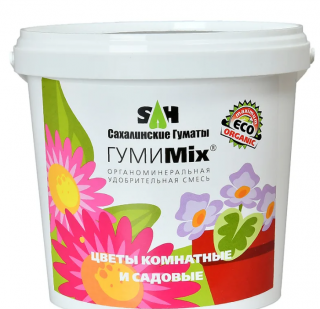 Удобрение ГумиMix гранулы для цветов 0,9кг