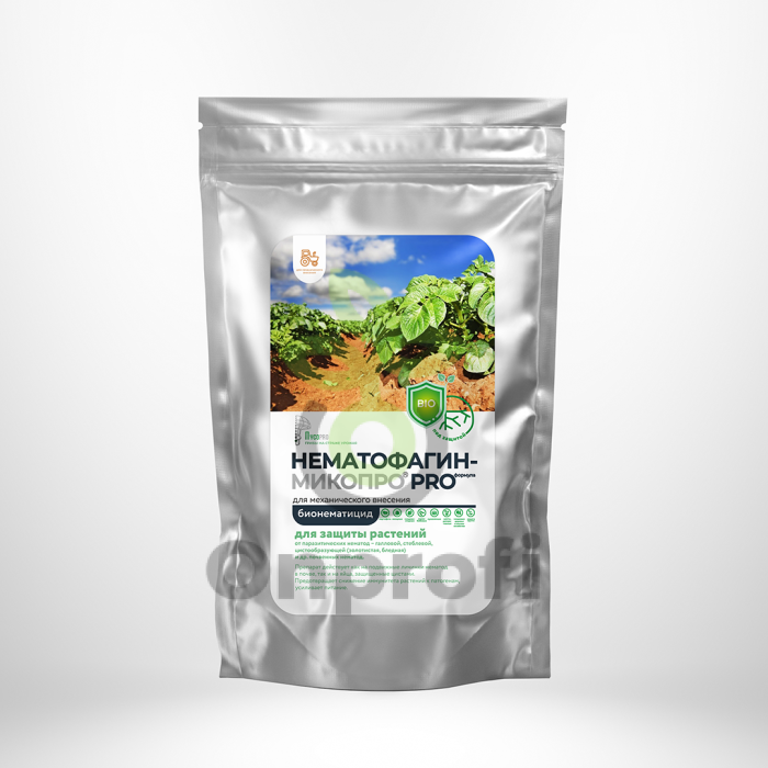 Нематофагин Микопро (биопрепарат от нематоды) для мех.внесения,