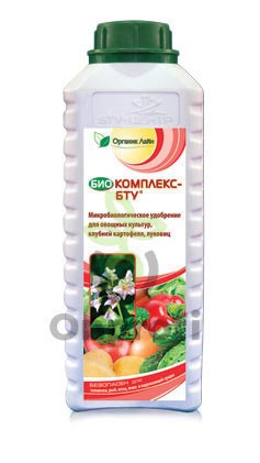 Фунгицид Биокомплекс-БТУ Живое удобрение для овощей (для овощных культур), 1 л