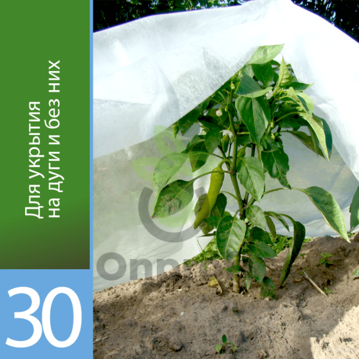 Агроволокно Агротекс Белый 30, (1,6м х 500м)