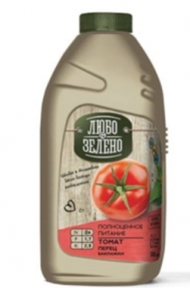 Удобрение ЖКУ для томата/перца/баклажана Любо Зелено, 0,5л