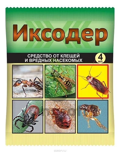 Инсектицид Акарицид Иксодер, 4мл