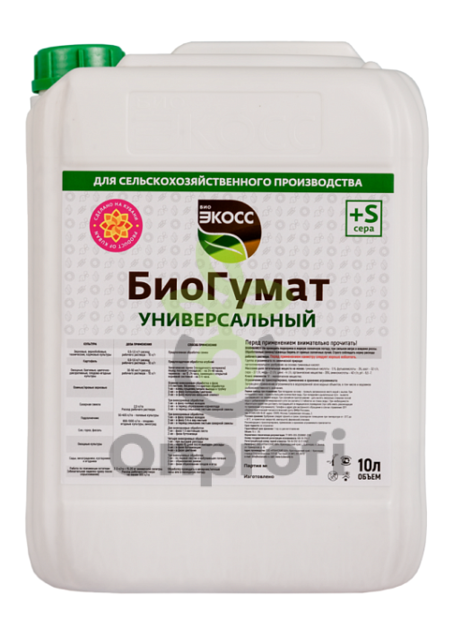 Удобрение ЭКОСС Биогумат +S, 5 л